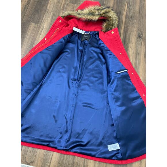 NEW W/TAGS J. Crew Chateau Nello Gori Italian Stadium Cloth wool parka jacket 8T - Picture 4 of 6